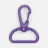 Застежка-карабин Snap Hook, L, фиолетовая