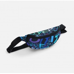 Custom printed Bolsana waist bag with back pocket.