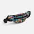 Custom printed Bolsana waist bag with front pocket.