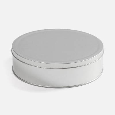 
                                                Коробка Pragmax L, круглая, серебристая
                                                