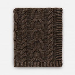 Плед Hygge, коричневый