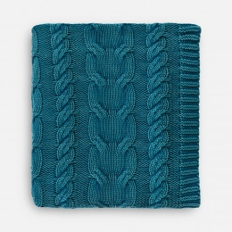 Плед Hygge, темно-зеленый