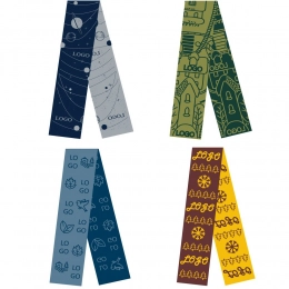 Scarf to order Tricksy Light, M, half-wool