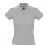 Women's polo shirt People 210, grey melange