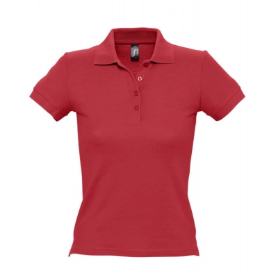 
                                                Women's polo shirt People 210, red
                                                