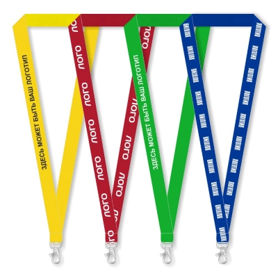 
                                            Лента для бейджа с печатью SilkPrint на заказ
                                            