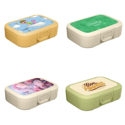 
                                            Custom lunchbox with Lunch Time print.
                                            