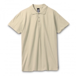 Men's Spring 210 polo shirt, beige