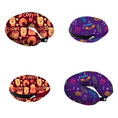 
                                            Custom printed Memory Foam travel pillow
                                            