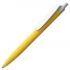 Ballpoint pen Prodir QS01 PMP-P, yellow with white.