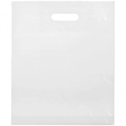 Draft plastic bag, small, white