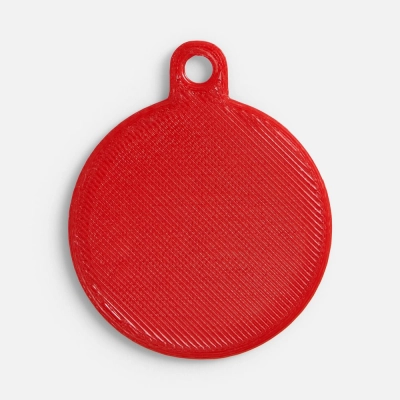 
                                                Подвеска Round, 3D-печать, красная
                                                