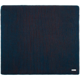 Nobilis scarf, turquoise with terracotta