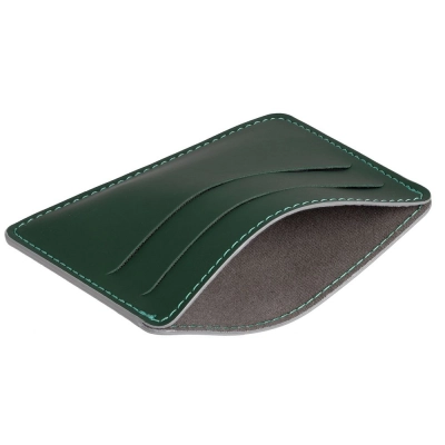 
                                            Simple Shall card holder, green.
                                            