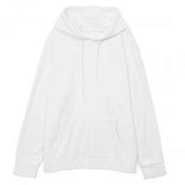 Unisex Prima Vista white hoodie.