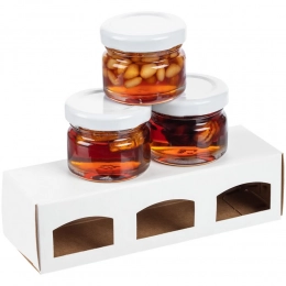 Dolce Eater set, with nuts in syrup.