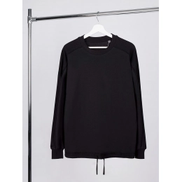 Unisex Vozduh black sweatshirt.