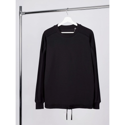 
                                                Unisex Vozduh black sweatshirt.
                                                
