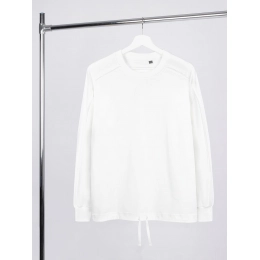 Unisex Vozduh milk-white sweatshirt.