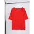 Oversized unisex Vozduh red t-shirt.