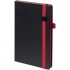 Ton Black undated daily planner, black with red.