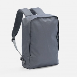 Backpack B2, grey with grey straps.