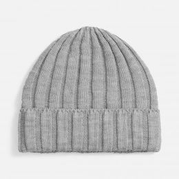 Metelitsa beanie, silver-gray melange.