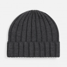 Metelitsa dark grey melange beanie.