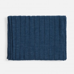 Metelitsa scarf, blue melange (denim)