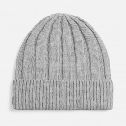 Bellish light grey melange beanie