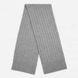 Bellish light grey melange scarf