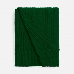 Плед Remitti, глубокий зеленый