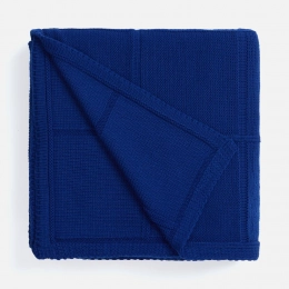 Chainfield dark blue (cobalt) blanket
