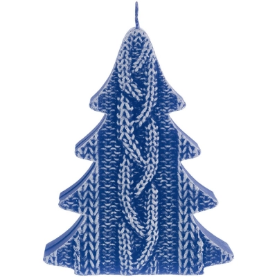 
                                            Kniteam candle, Christmas tree, blue
                                            