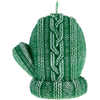 
                                            Свеча Kniteam, варежка, зеленая
                                            