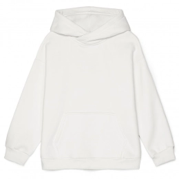 Junipero milk (white) oversized children's hoodie.