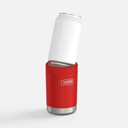 Thermos container for cans of drinks Icon 350, red