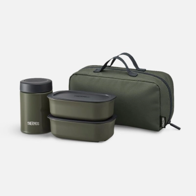
                                                Set with a thermos and containers in the Jea 800 thermos bag, khaki.
                                                