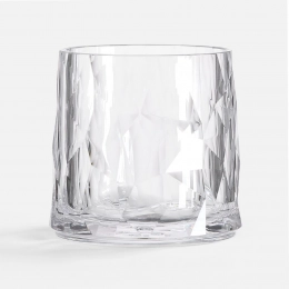 Стакан небьющийся Sate Crystal, вращающийся, прозрачный