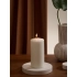Свеча ароматическая Arozo 100, ваниль и специи, белая