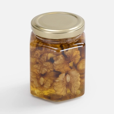 
                                                Мед Allnutty, с грецким орехом
                                                