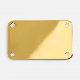 Metallic sign Furo, glossy golden.