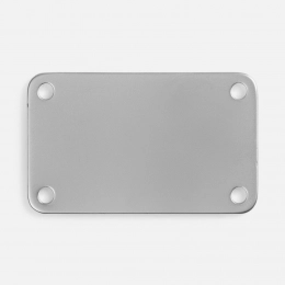Metallic sign Furo, metallic grey.