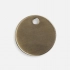 Metal sign Alfa Circle, bronze.