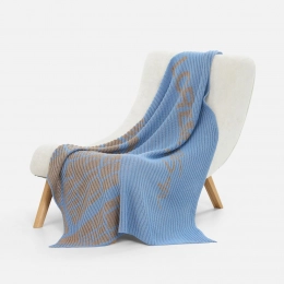 Custom-made InRib Grand blanket, M, semi-wool.