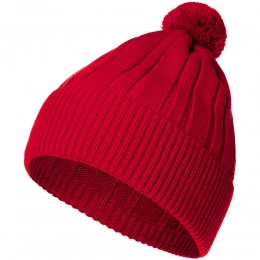 Knit Beat red hat.