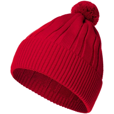 
                                                Knit Beat red hat.
                                                