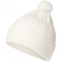Knit Beat white (milky) hat.