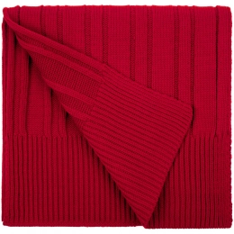 Knit Beat red scarf.