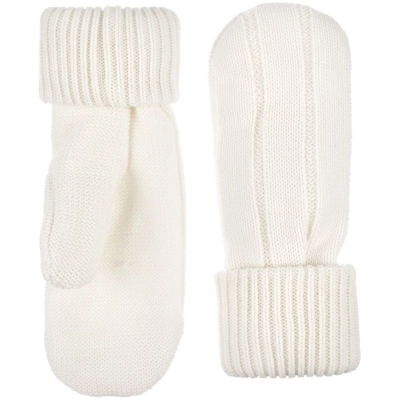 
                                            Knit Beat white (milky) mittens.
                                            
